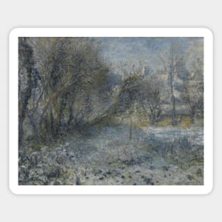 Snow-covered Landscape by Auguste Renoir Magnet